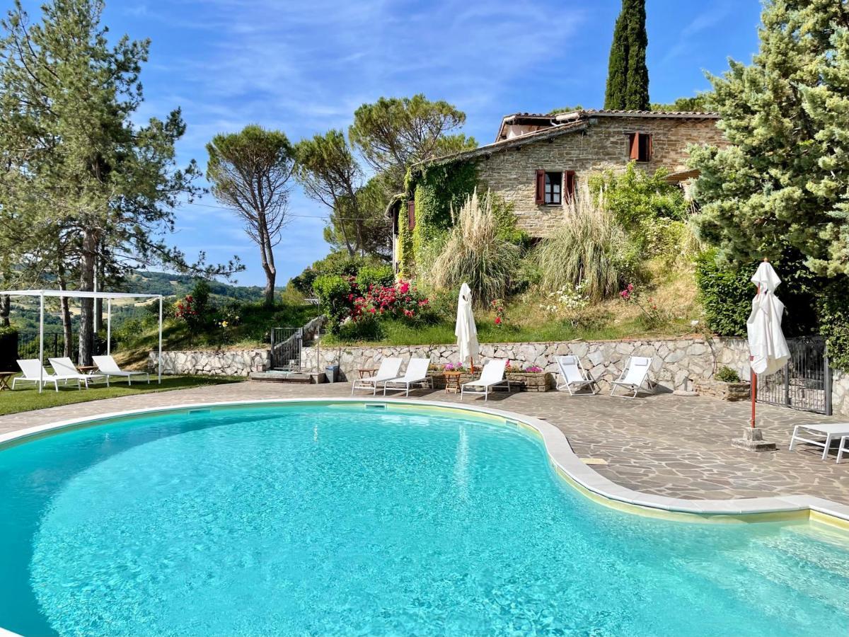 La Panoramica Gubbio - Maison De Charme - Casette E Appartamenti Self Catering Per Vacanze Meravigliose! Exteriér fotografie
